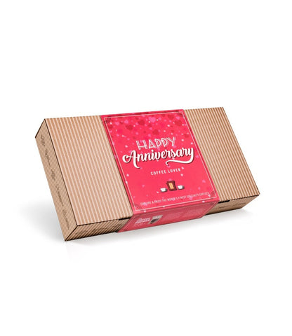 Kavos dovanų rinkinys Coffeebrewer Happy Anniversary (Pink)