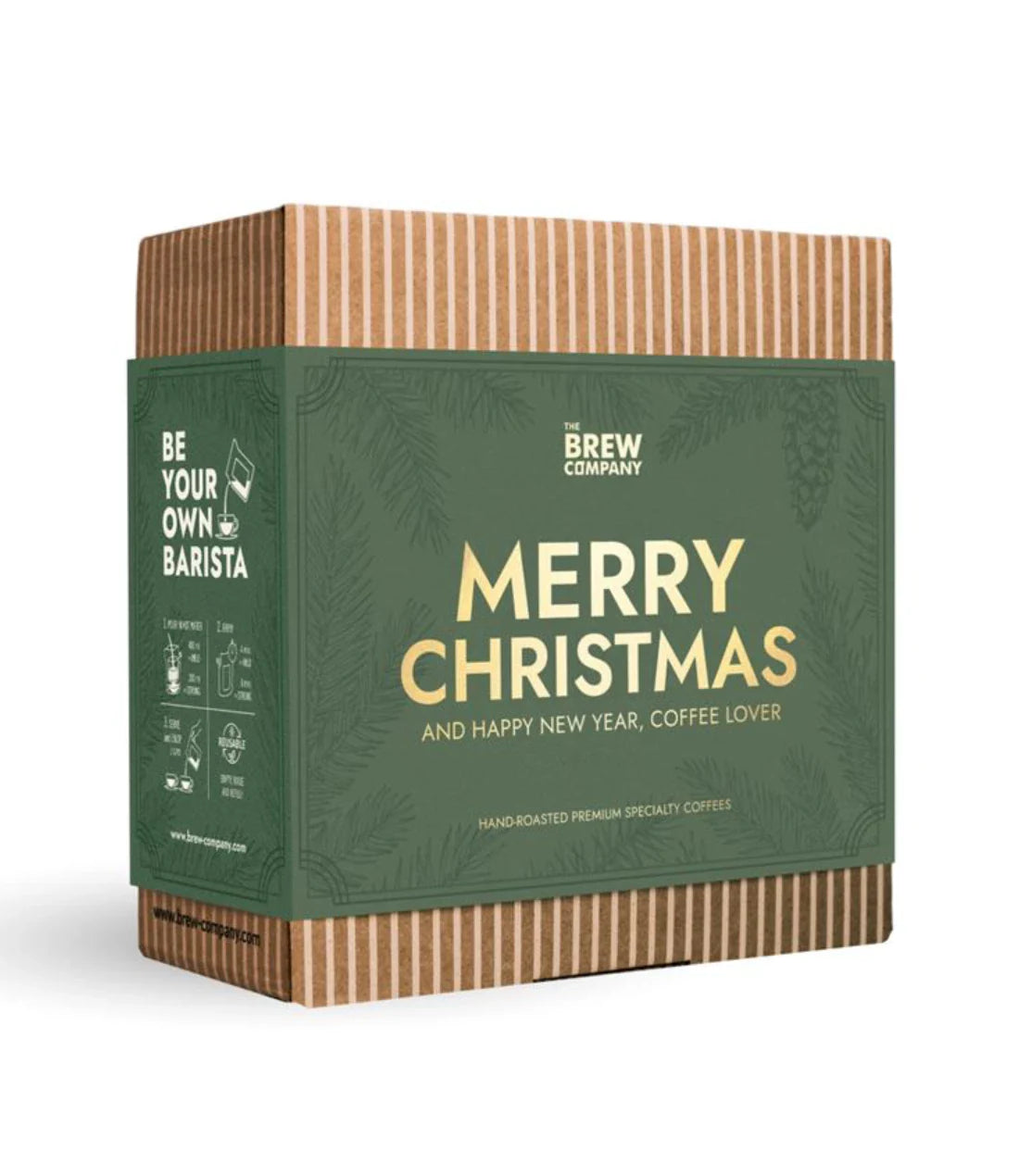 Premium Specialty Kalėdinis Kavos dovanų rinkinys Coffeebrewer Merry Christmas