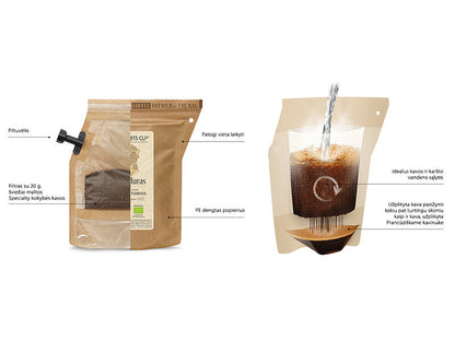 Kavos dovanų rinkinys Coffeebrewer Happy Anniversary (Salute)