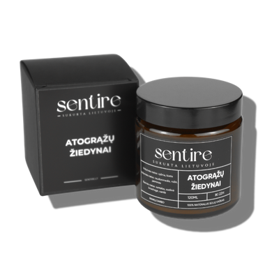 ATOGRĄŽŲ ŽIEDYNAI, 120 ml | Sojų vaško žvakė