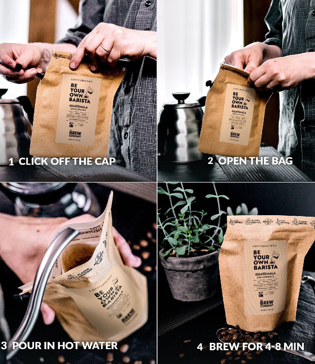 Premium Specialty Kalėdinis Kavos dovanų rinkinys Coffeebrewer Merry Christmas